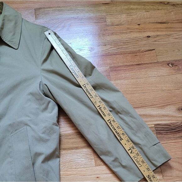 London Fog Single Breasted Trench Coat Removable Fleece Lining 40 - Picture 13 of 16